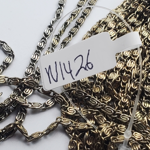 Loft tassel bushel‎ gold tone necklace N1426 - Picture 5 of 5